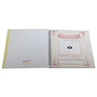 Offset printing art paper colorful DIY spiral binding case bound baby memory photo book
