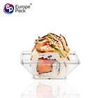 Dishes Plates Disposable Square Tableware 2019 New Products Disposable Plastic Tableware Square Sauce Dish