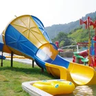 Kids New Water Park Equipment Kids Fiberglass Water Slide