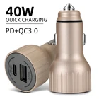 Quick Charge 3.0 Car Charger For Mobile Phone Dual Usb Car Charger Qc 3.0 Fast Charging Adapter Mini Usb dual car charger