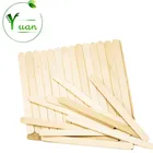 Colorful wooden popsicle ice cream bar stick