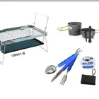 Pot Fire Picnic Picnic Tool Set With Pot And Fire BBQ Shelves