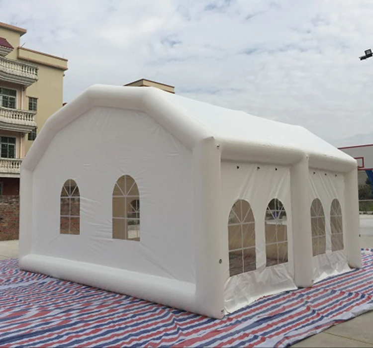 Customized Portable Inflatable Tent White Camping Inflatable Outdoor Party Tent