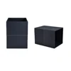 Custom high quality luxury faux leather waste bin for household