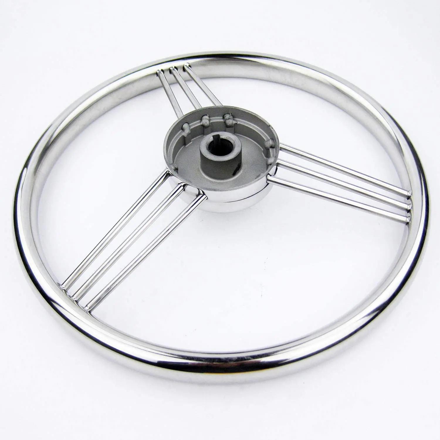 Marine Stainless Steel Steering Wheel Spokes Destroyer Style Steering