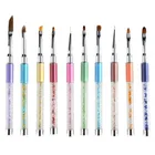 China Manufacturer Nail brush Private Label 10Pcs/set Manicure Nail Art Polish Drawing Pen Painting Brush Pen Set