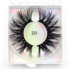 Eyelashes Mink Lash Eyelash 2020 New Style Private Label Cruelty Free Lashes 25 Mm Thick Eyelashes Mink