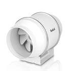 6" Oblique Pressurized Inline Duct Fan with Anti-Backflow - Ventilation Exhaust Fan for Office and Home