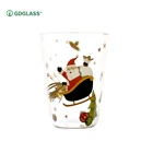 Printed Glass Glass Printing Pattern Glass Customized High Quality Christmas Cup Printed Glass Transparent Glass