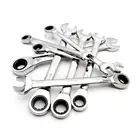 Factory Supply Flexible Combination Offset Wrench Double End Spanner Set