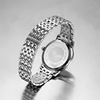 Stainless Steel Case Quartz Wrist Watches Beautiful Lady Style Bracelet Band Watch Women
