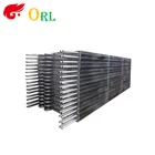 seamless tube waste heat hot water boiler spare parts H fin tube boiler economizer