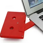 Low moq easy credit card payment classic popular OEM design printed plastic casette tape fantasy usb flash memory drive