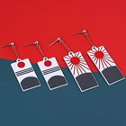 New Anime Demon Slayer Kimetsu No Yaiba Acrylic Stud Earrings For Women