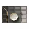 Woven Vinyl Pvc Washable Coffee Table Placemat