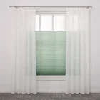 Cloth green honeycomb curtain jalousie windows design blinds for window