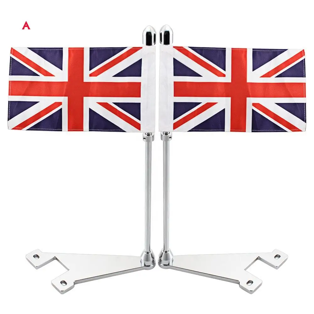 Motorcycle Flag Pole Rear Side Mount Luggage Rack For Harley Touring Electra Road Glide King Hard Stretched Saddle Bag Flag