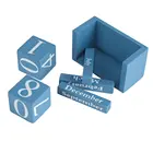 custom printed 365 day Recycle eco DIY funny desk 2020 calendar with stand logo