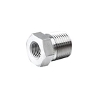 High Pressure Female Threaded Pipe Fittings Hex Reducing Bushing Stainless Steel Fitting