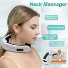 Neck Neck Professional Customized Electric Pulse White Manual Neck Cervical Massager