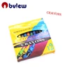 Factory Wholesale Customized Non Toxic Wax round crayon