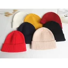Factory Price Unisex Wool Knit Beanies Wholesale Solid Color Warm Winter Hats With Custom Own Logo