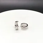Cubic Zirconia Jewelry 2020 New Personality 925 Sterling Silver Circle Ear Buckle Cubic Zirconia Jewelry Wholesaler