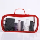 cheapest High quality Transparent Travel waterproof pvc toilet portable simple cosmetic bag