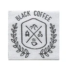 High quality high garment custom garment woven labels clothing label gold metallic woven label