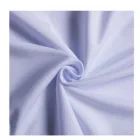 Sport wear White moderate polyester spandex stretch knit fabrics for garment