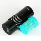 Best Promotion Gift easy working Aluminum portable car air purifier and HEPA filter