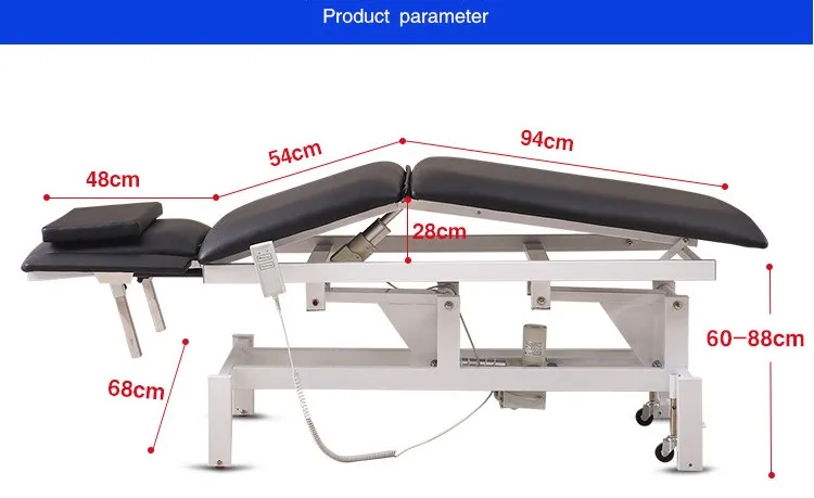 electric physical therapy bed