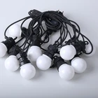 ad warm white ningbo 220V waterproof g50 festoon party weeding and garden decoration lights globe chain light
