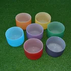 HF Factory Sale Custom Design 7 Chakra Color Crystal Singing Bowl Set from China
