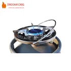Africa Gas Stove Burner with Control Valve, Nigeria Kenya LPG Gas Burner For Pizza Oven