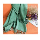 Custom Ladies Designer Logo Woven Fashion Brand Women Scarf Shawl Cashmere