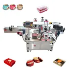 automatic round bottle wine label printing machine