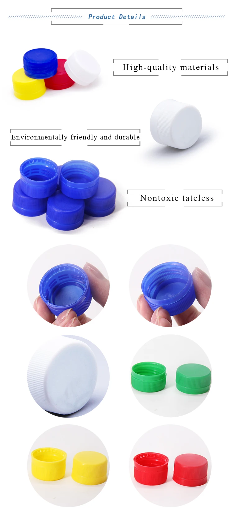 Mm Mm Mm Pco Plastic Pe Cap For Water Bottle Buy Mm