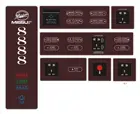 Switch Wall Crystal Glass Panel Hotel Switch Smart Home Hospital Wall Switch Doorplate Touch Switch