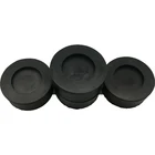 Black Color Round Shape Rubber Feet Pad for washer and dryer