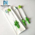 Disposable medical sterile foam tip ICU Patient oral care suction sponge toothbrush for cleaning use