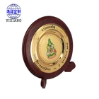 Plaque Customized Brass Plated Metal Award Plaque Plate Decoration Souvenir