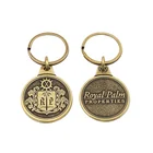 Keychain Wholesale Tourist Souvenirs Custom Made Enamel Logo Metal