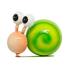 Waterproof Anti-Fall Sturday Metal Iron Brightly Color Personalized 3D Snail Fridge Magnet For Souvenir Gift