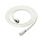 Finish Double Lock Technical Shower Hose Silver Chrome Finish