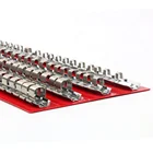 Tool Socket Organizer CHRT 1/4" 3/8" 1/2" Inch 80pc Socket Organizer Tray Tool Set