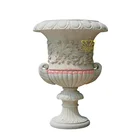 Home Natural Stone Home And Garden Decoration Flowerpot Marble