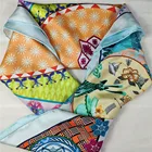 Scarf 2020 New Style Factory Price Newest Silk Scarf Digital Print With Good After Sale Service