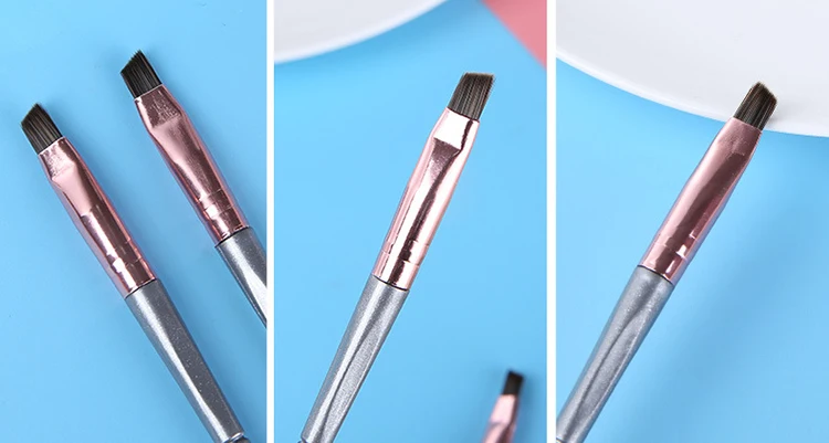 professional small angle eyeshadow eyebrow brush