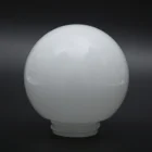 Wholesale Cheap Milk White Opal Shin Glass Globe Lamp Cover Light Shade with Glass Screw for outdoor lighting